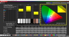 Calibración CalMAN ColorChecker (espacio de color objetivo P3)