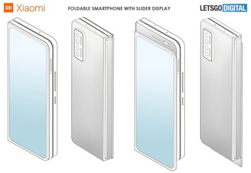 Teléfono deslizante plegable Xiaomi. (Fuente de la imagen: LetsGoDigital)