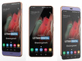 El smartphone de doble deslizamiento de Samsung, según la imagen de LetsGoDigital. (Fuente de la imagen: LetsGoDigital)