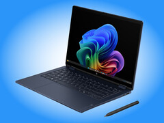 El nuevo OmniBook X Flip 14 puede configurarse en azul atmosférico independientemente del procesador elegido.