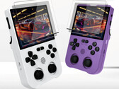 Powkiddy vende el MagicX XU10 en tres colores, cada uno con una selección de tarjetas MicroSD de 64 GB y 128 GB. (Fuente de la imagen: Powkiddy)