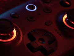 la última versión del mando Ultimate 2 de 8BitDo se presenta en una opción de un solo color adornada con elementos de Wuchang: Fallen Feathers. (Fuente de la imagen: 8BitDo)