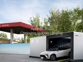 La asociación NIO-Sinopec combina el intercambio de baterías y la carga de vehículos eléctricos en las gasolineras (imagen: NIO/YouTube)