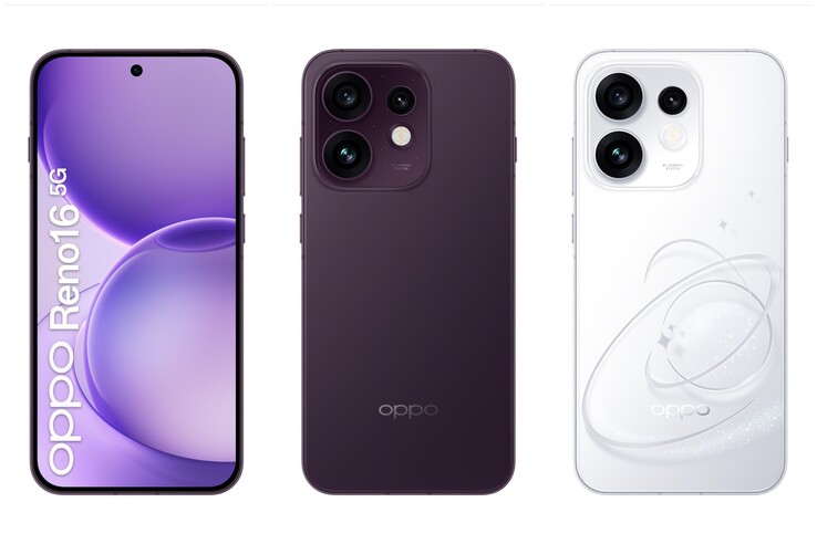 El OPPO Reno 16 normal.