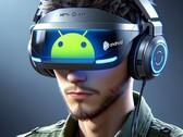 Meta pretende posicionar sus auriculares Quest como la alternativa 'Android' a Vision Pro. (Imagen: Dall-E 3)