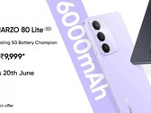 El Realme Narzo 80 Lite 5G viene en opciones de color púrpura cristal y negro ónix (Fuente de la imagen: Realme)
