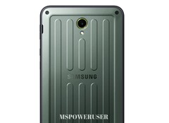 El Samsung Galaxy Tab Active5 se presenta en un chasis compacto y especialmente robusto. (Imagen: MSPowerUser)