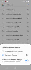 Selección de teclado