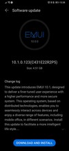 10.1.0.123 para el Huawei P30 en Serbia. (Fuente de la imagen: Reddit)