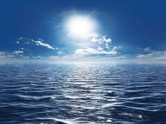 Una imagen que muestra el océano bajo un cielo azul. (Fuente de la imagen: Mathias Weil, Adobe Stock)