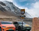 Model X y Model Y en el campamento base del Monte Everest (imagen: Tesla)