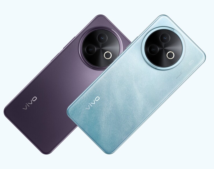 El Vivo Y39 5G viene en colores púrpura loto y azul océano (Fuente de la imagen: Vivo)