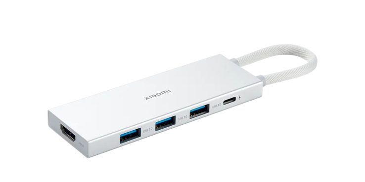El Xiaomi 5-en-1 Type-C Hub. (Fuente de la imagen: Xiaomi)