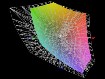 Cobertura de espacio de color (AdobeRGB) - 64.1%