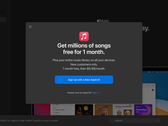 Apple Music: ahora con un periodo de prueba gratuito más corto. (Fuente: Apple)