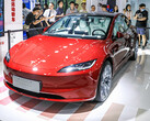 El Model 3 Highland en una sala de exposición de Pekín (imagen: Tesla China)
