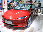 El Model 3 Highland en una sala de exposición de Pekín (imagen: Tesla China)