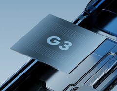 Una imagen de marketing del SoC Tensor G3 montado en los Pixel 8 y Pixel 8 Pro. (Fuente: Google)