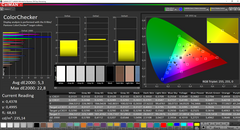 CalMAN: ColorChecker (calibrado)