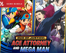 El dúo de la justicia: Ace Attorney and Mega Man Humble bundle deal banner (Fuente de la imagen: Humble Bundle con ediciones)