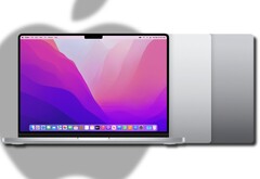 Se espera que el MacBook Pro M2 Apple sea un portátil de nivel básico. (Fuente de la imagen: Apple (2021 MacBook Pro) - editado)