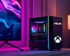 Maqueta de PC compacto para juegos con los logotipos de Asus y Xbox (Fuente de la imagen: Asus, Microsoft Gaming con ediciones)