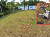 Descubierta por casualidad en un parque por un ciclista de montaña: la DJI Mini 5 Pro, cuyo lanzamiento se espera ya para agosto. (Fuente de la imagen: Mauro Tandoi, editado)