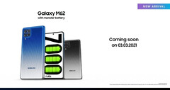 El nuevo teaser del Galaxy M62. (Fuente: Samsung)