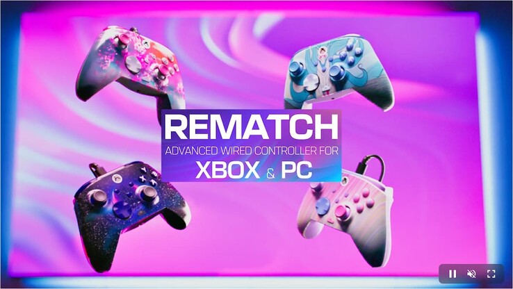 Los nuevos mandos con cable Xbox Rematch Advanced de Turtle Beach (Fuente de la imagen: Turtle Beach)