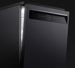 El Mijia Intelligent Dual-Purpose Dishwasher S1 tiene una puerta inteligente que puede abrirse y cerrarse automáticamente. (Fuente de la imagen: Xiaomi)