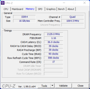 Memoria CPU-Z