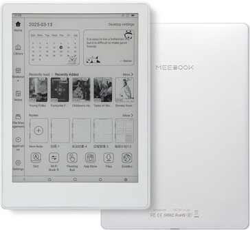 La nueva interfaz del lector de libros electrónicos debería ser más sencilla (Fuente de la imagen: Meebook)