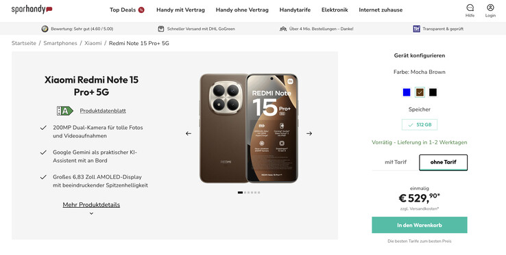 (Fuente de la imagen: Sparhandy)