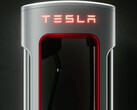 Supercargador Magic Dock filtrado con adaptador CCS (imagen: Tesla)