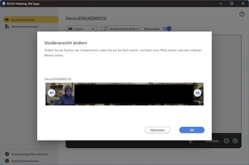 Aplicación Ricoh: elija la vista 360