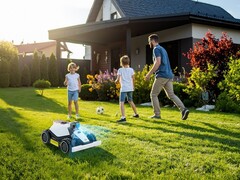 El robot cortacésped Mammotion Luba mini AWD LiDAR se lanzará próximamente. (Fuente de la imagen: Mammotion)