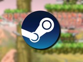 Una imagen del juego WonderKing y el logotipo de Steam. (Fuente de la imagen: Steam)