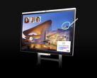 La BenQ CP05 tiene el aspecto de una pantalla colaborativa típica destinada al uso en oficina, con función táctil y disponible en tamaños de 55 y 75 pulgadas.