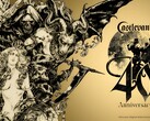 Un banner que anuncia el 40.º aniversario de Castlevania