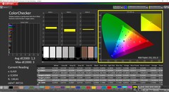 CalMAN ColorChecker calibrado