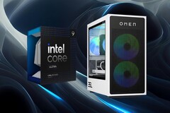 El Omen 35L de HP lucirá la próxima CPU Core Ultra 9 285K de 24 núcleos de Intel. (Fuente de la imagen: HP, Pexels, IBB, con ediciones)