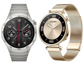 El Watch GT 4 en sus versiones de 41 mm y 46 mm. (Fuente de la imagen: Huawei)
