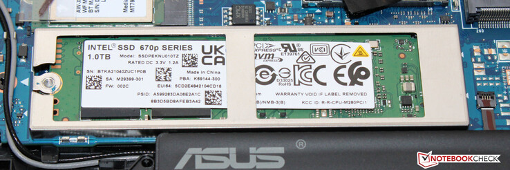 Una unidad SSD PCIe-3 actúa como unidad del sistema
