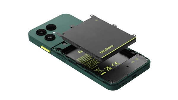 El Fairphone 6 Plus cuenta con 12 piezas sustituibles por el usuario, incluida una batería extraíble.