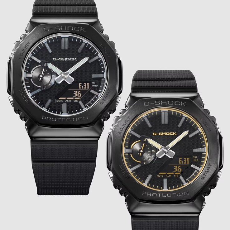 G-Shock GM-2100LXB-1A (izquierda) y GM-2100LXB-1A9 (derecha)