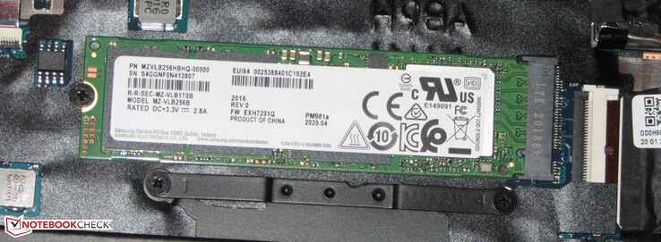 Un SSD NVMe como unidad de sistema.