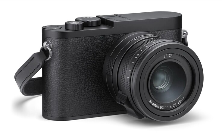 La Leica Q3 Monochrom no lleva el logotipo rojo de Leica.