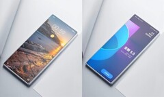 Los renders conceptuales del Xiaomi Mi Mix 4 le dan un aspecto renovado. (Fuente de la imagen: MyDrivers)