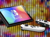 Es probable que la Nintendo Switch 2 venga en una variante OLED en algún momento de su ciclo de vida. (Fuente de la imagen: Nintendo/Samsung Display - editado)