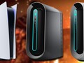 La PS5 es la que genera más interés entre los desarrolladores de consolas, pero el PC es el campeón indiscutible de la plataforma. (Fuente de la imagen: Sony/Dell/Activision - editado)
